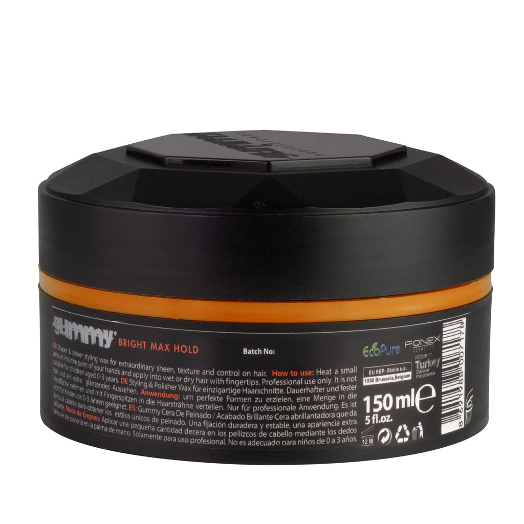 Gummy Styling Wax Bright Finish 150 ml - Pack of 3