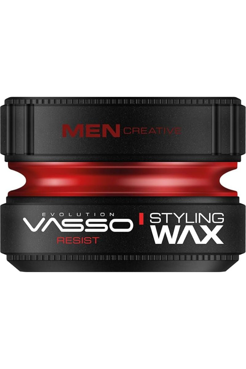 Vasso Pro-Aqua Resist Hair Styling Water Based Gel Wax, Red, 1 Count