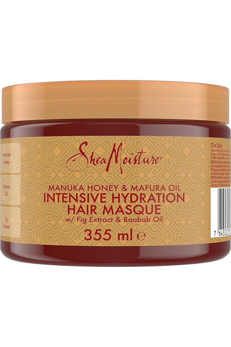 SheaMoisture Super Hydrating Mask, Manuka Honey & Mafura Oil, for Very Dry and Damaged Hair, Intensively Nourishes and Moisturizes 355ml